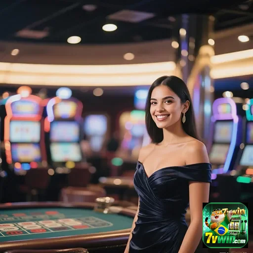 Jogador recebendo bônus de boas-vindas na 7vwin